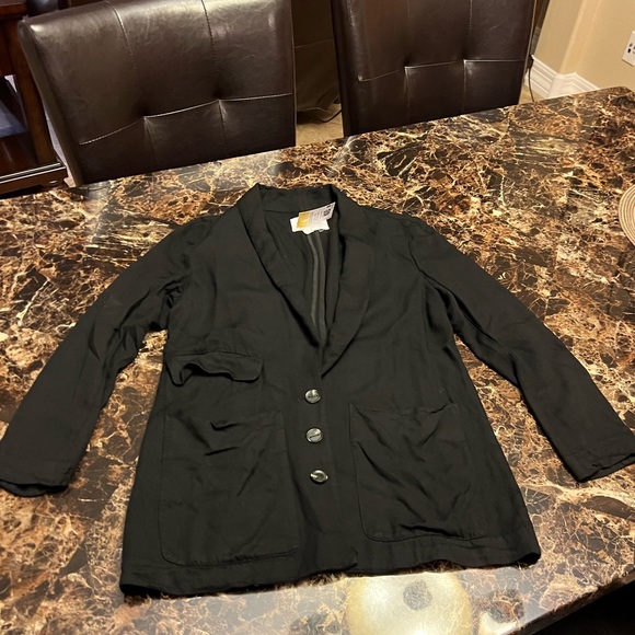 BCBGeneration Black Rayon Blazer - Picture 8 of 12